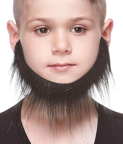 Mustaches Barba falsa de Morman autoadhesiva para niños, novedad, pequeño pelo facial falso, accesorio de disfraz para niños