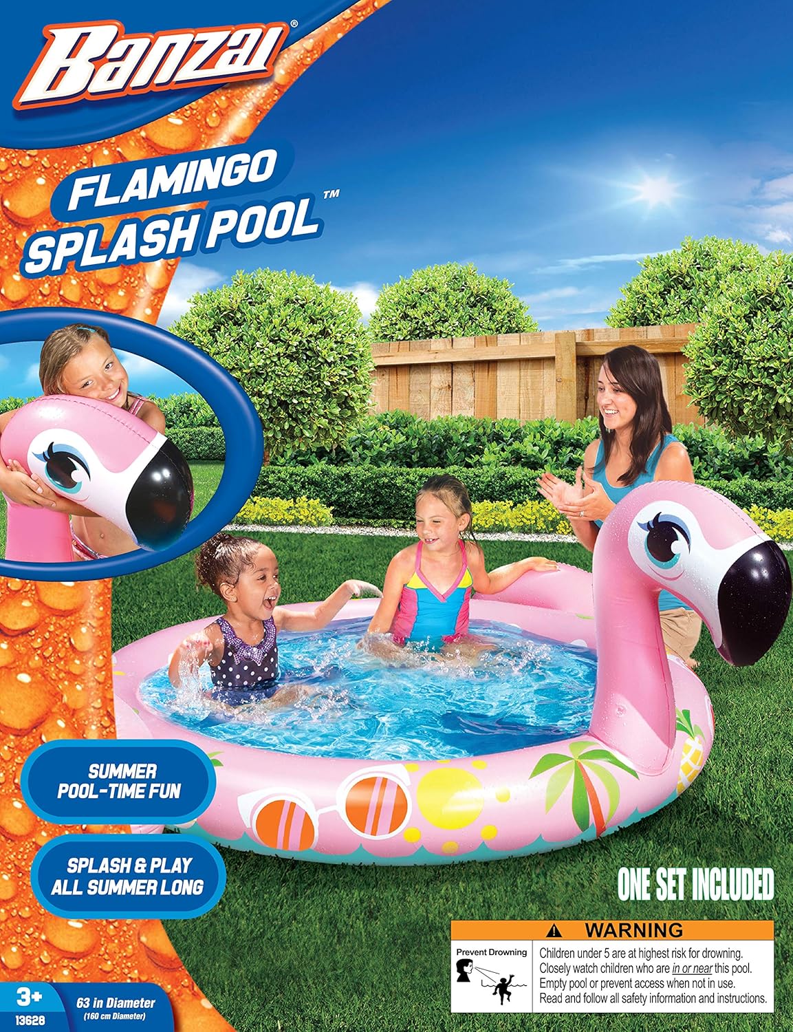 BANZAI Flamingo Splash Pool