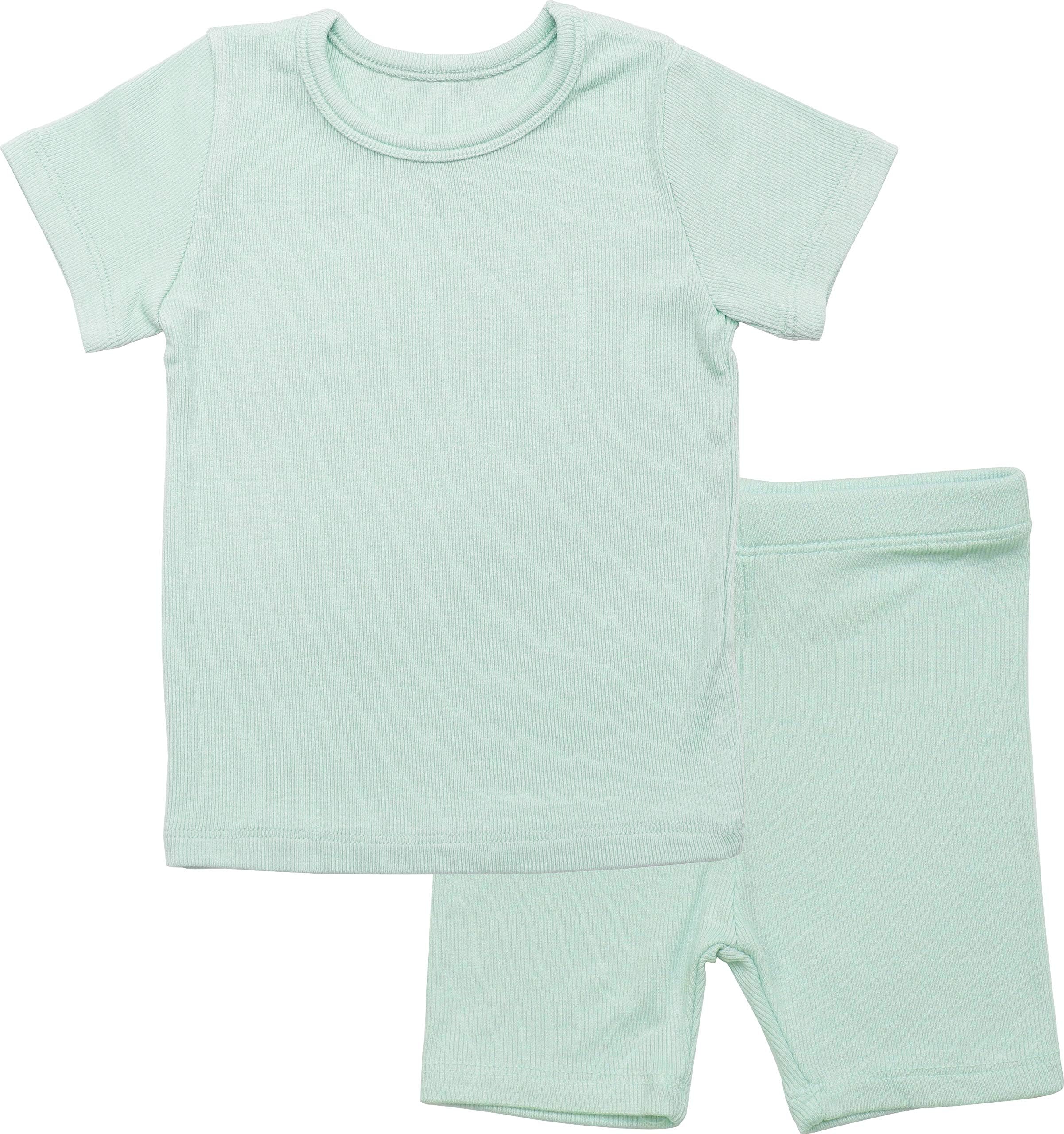 AVAUMA Newborn Baby Little Boys Girls Snug-Fit Pajamas Summer Winter Short/Long Sleeve Sets Pjs Kids Clothes