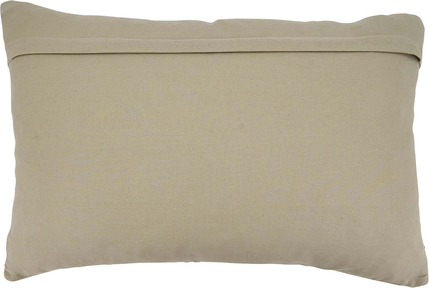 SARO LIFESTYLE Gina Collection Net Throw Pillow Cover, 16"x24", Natural