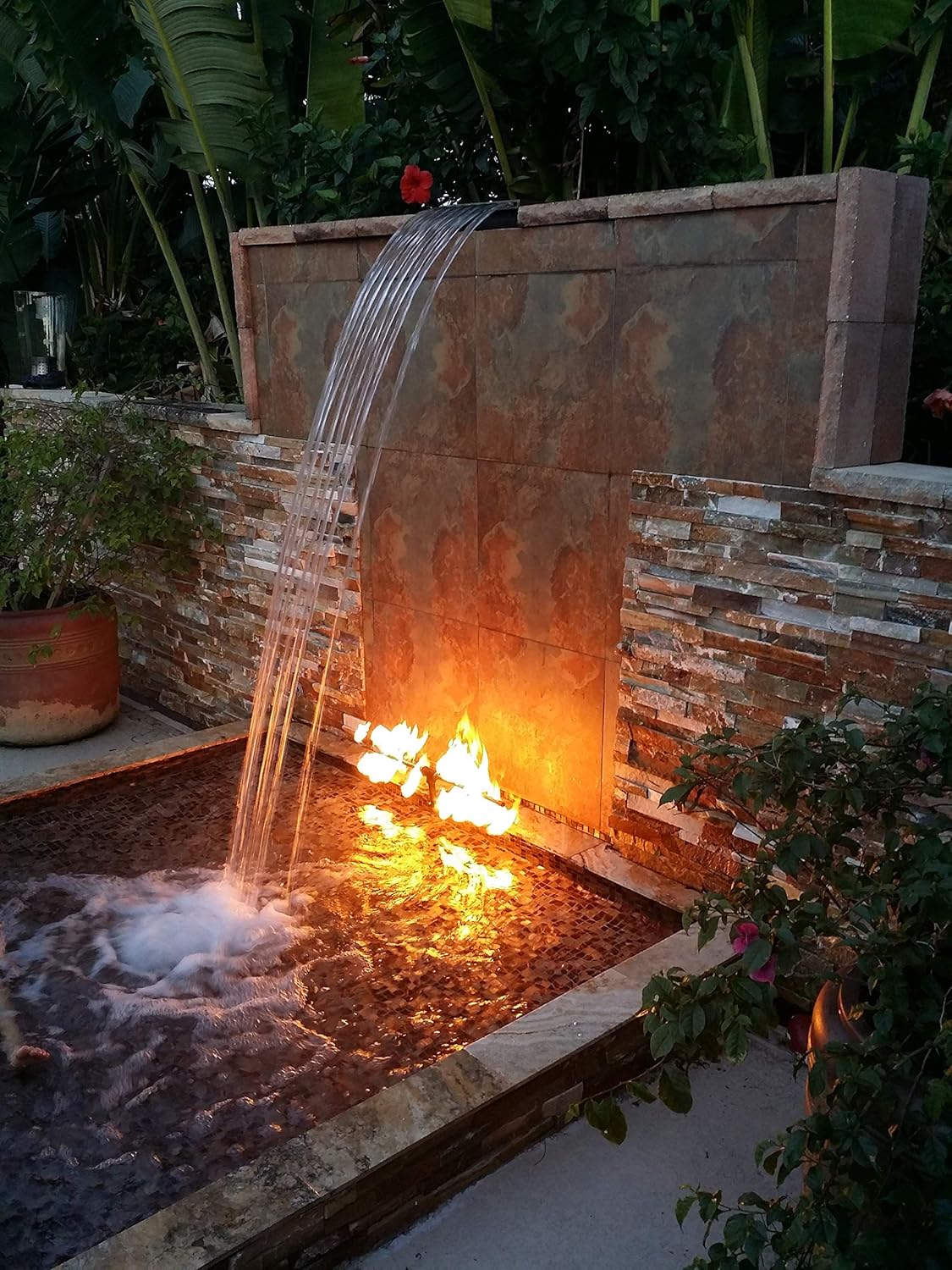 hpc fire pit on Amazon Com Easyfirepits Lifetime Warranted 316 Stainless Steel Marine Grade Linear Burners 40 00 40 Inch H Burner Garden Outdoor