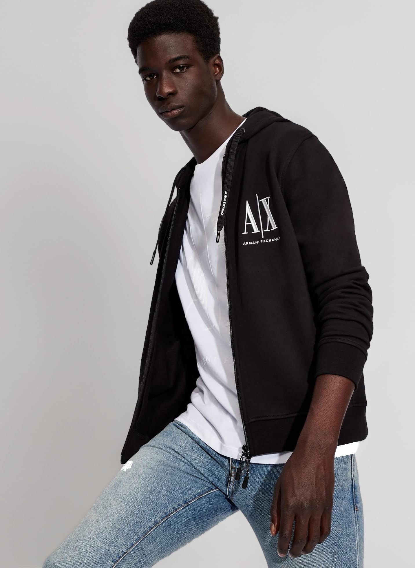 Armani Exchange Men's Icon Hoodie Hoodie (pack of 1)