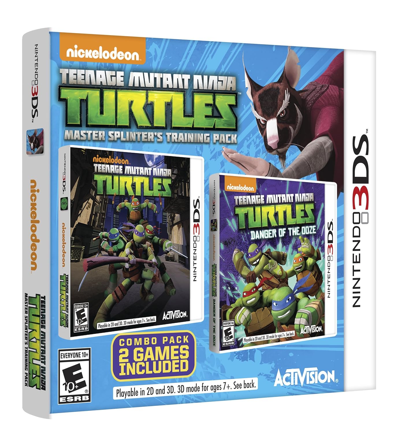 Teenage Mutant Ninja Turtles Master Splinter's Training Pack - Nintendo 3DS