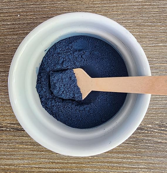 Indigo Powder - 4 oz - Natural Indigo Blue Powder Dye for Soapmaking & Textiles | Plant-Based Colorant for DIY Crafts, Fabric, Cosmetics | Finely Ground, Non-Toxic, Vegan