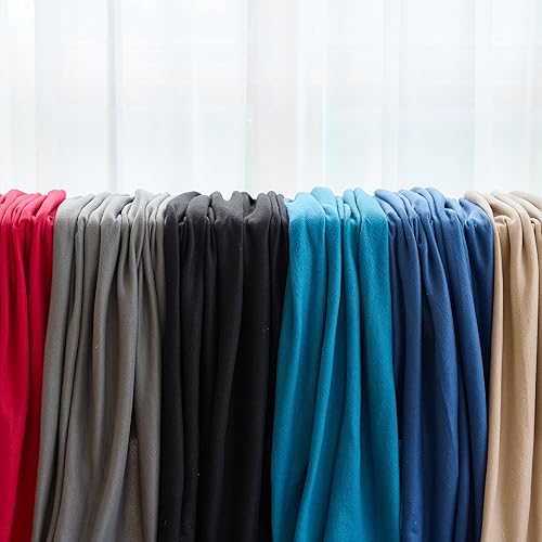 Miniatura 8 de CAI TENG Paquete de 6 mantas de forro polar para sofá, ligeras, cálidas, suaves y acogedoras, para niños, para cama, sofá, oficina, regalos al aire