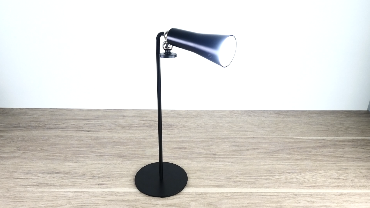 SKU 23411 - Lampada LED da Tavolo Magnetica 3W con Batteria Ricaricabile USB C Colore Nero Touch Dimmerabile 3in1 | LED Italia