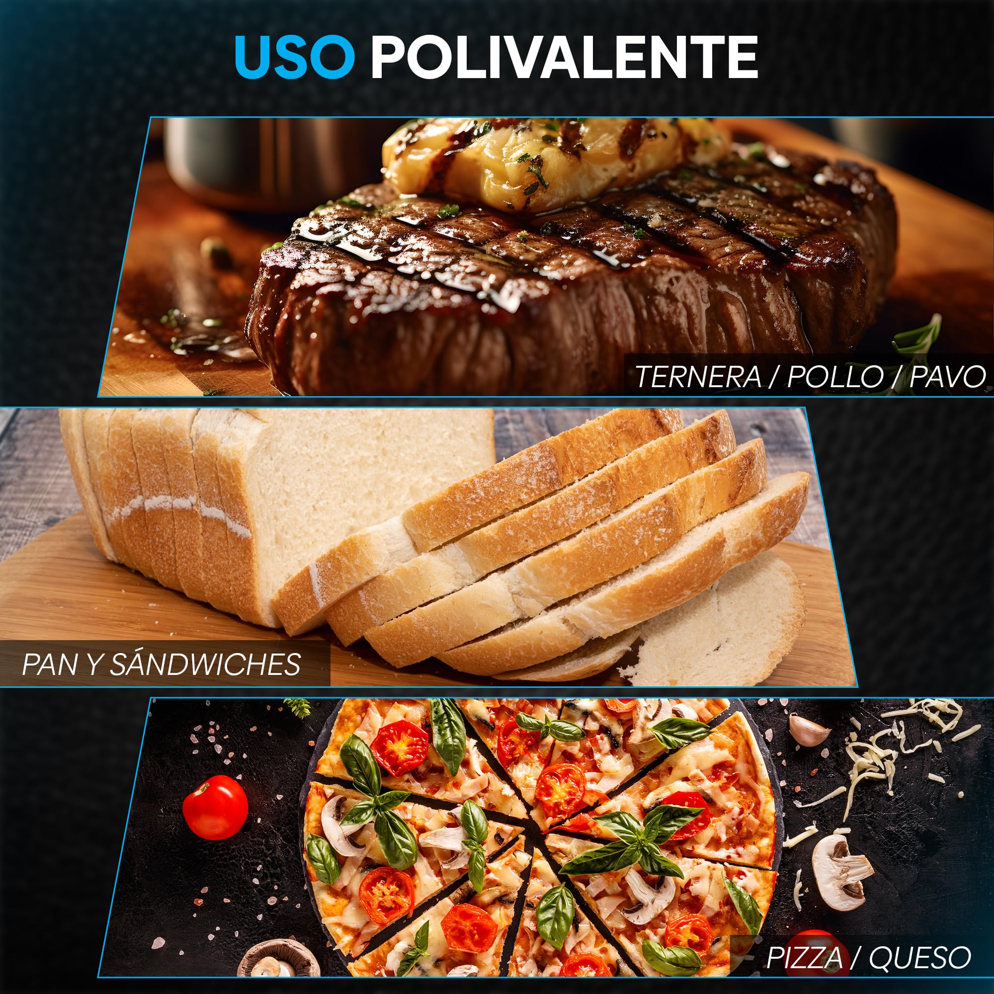 Cuchillos de Mesa Acero Inoxidable – Set Profesional 12 Piezas con Hoja Serrada de 11 cm y Mango Ergonómico Antideslizante – Para Carne, Verduras y Pescado