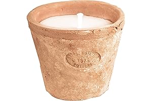 Esschert Design Terracotta Pot with Candle: Rustic Charm for Your Ambiance