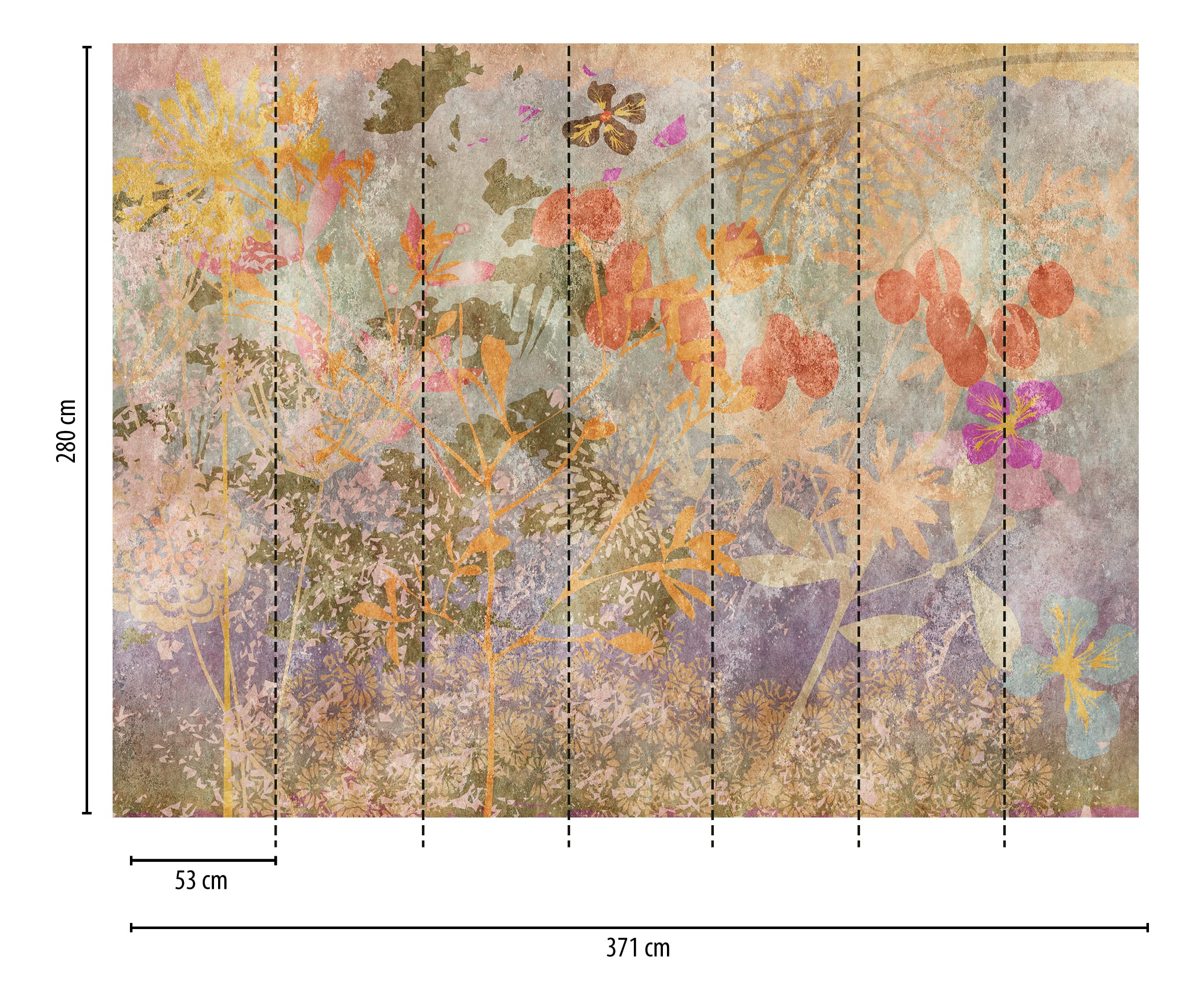 Behang EBD616 Murals II 2025 Digitaaldruk 2,80 mtr x 3,71 mtr | Jordan Behang EBD616 Murals II 2025 Digitaaldruk 2,80 mtr x 3,71 mtr | Jordan
