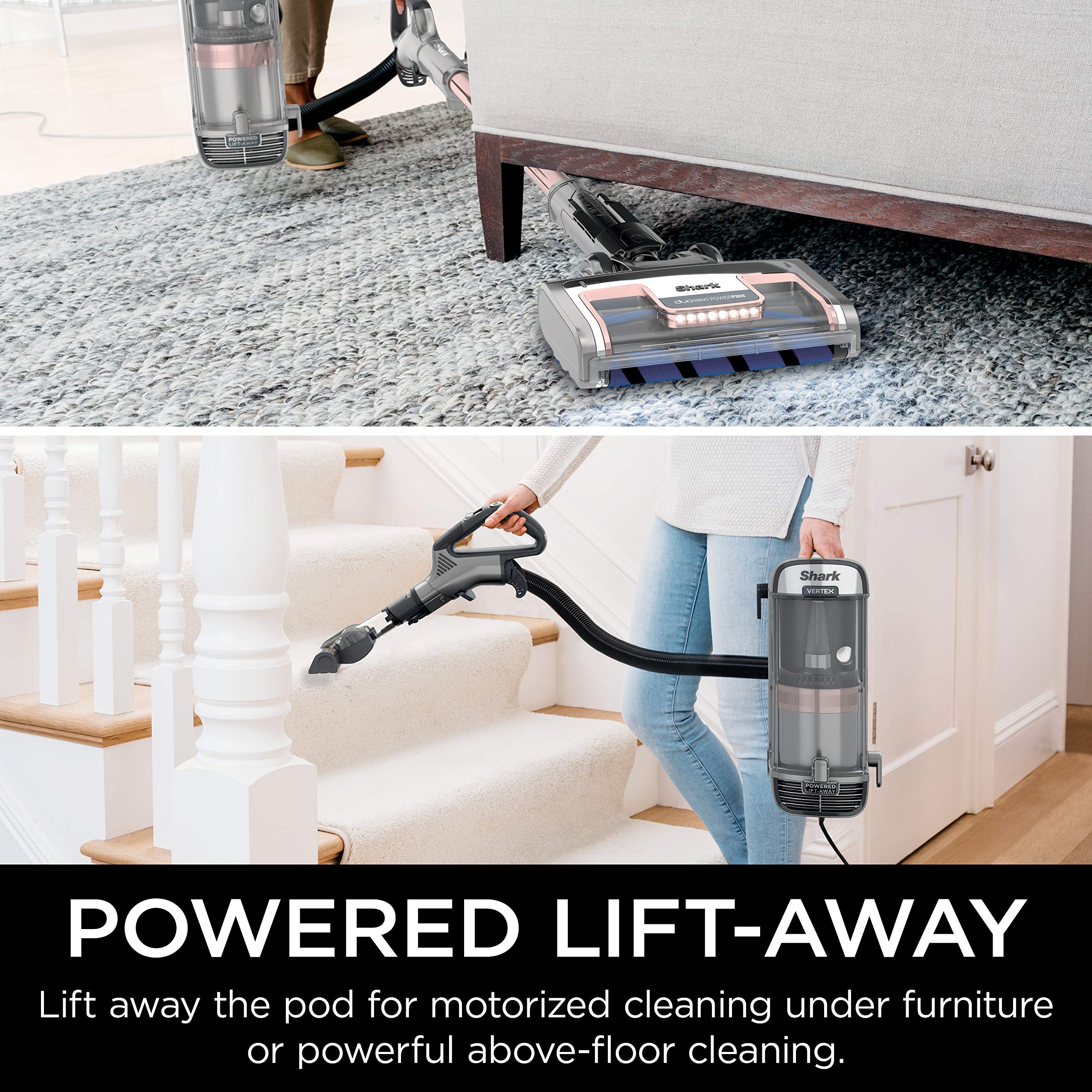 Shark AZ2002 Vertex Powered LiftAway Upright Vacuum with DuoClean