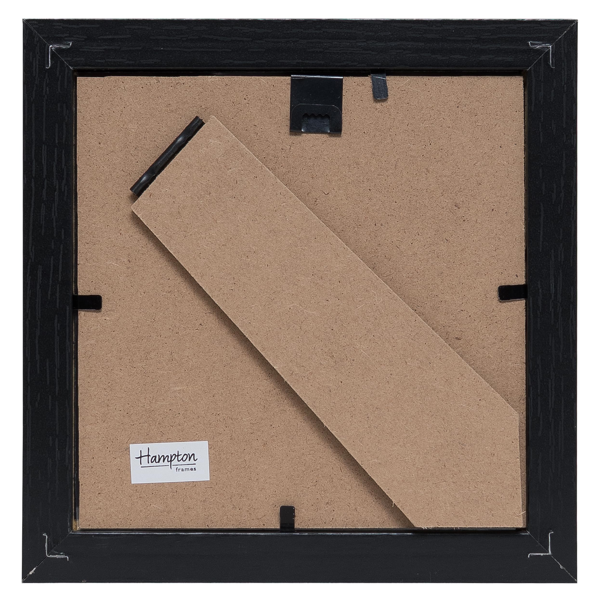 Hampton Frames OXFORD 5x5 (13x13cm) Pack of 1 Black Picture Frame Acrylic (Non-Glass) OXF55NGX-1PK - Image 4