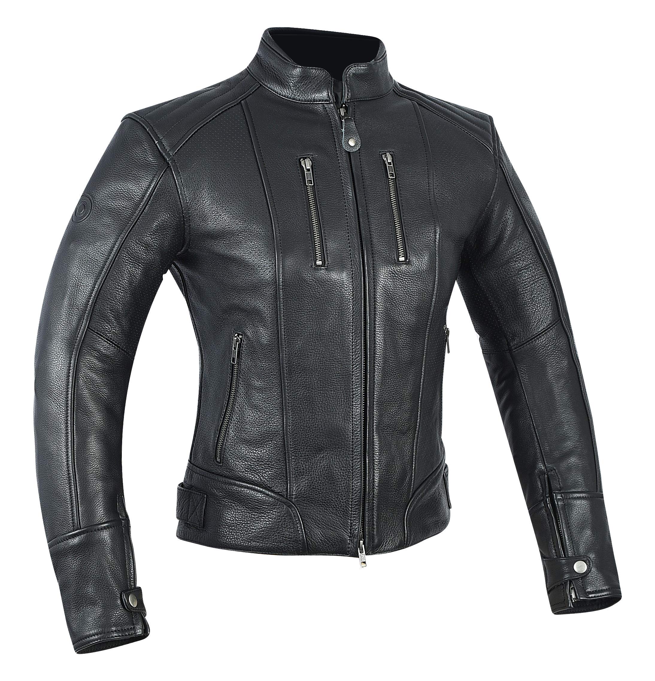 Damen Tribeca A ++ Lederjacke mit Motorradschutz