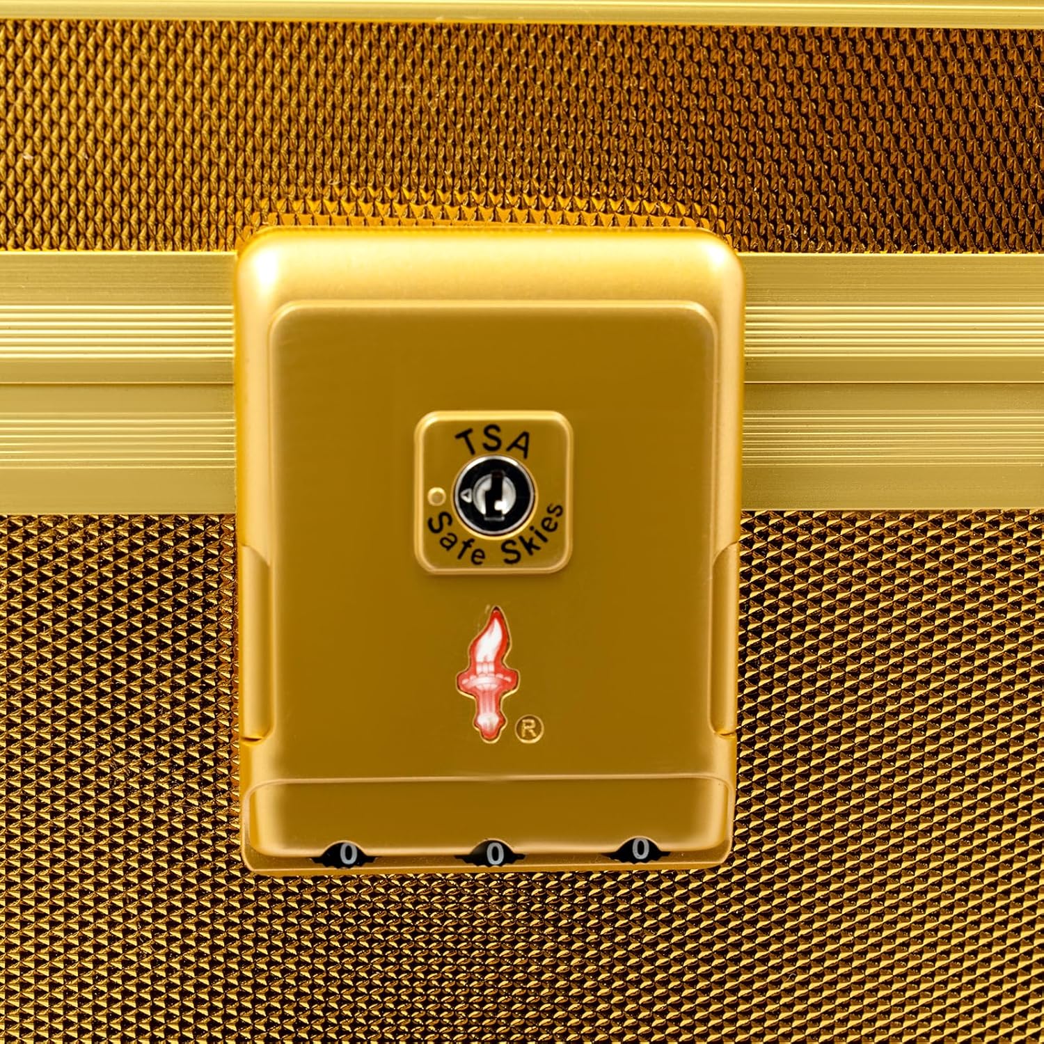 VIP Mobile Barber Case - Gold, TSA Locks, Removable/Adjustable Legs for Convenience