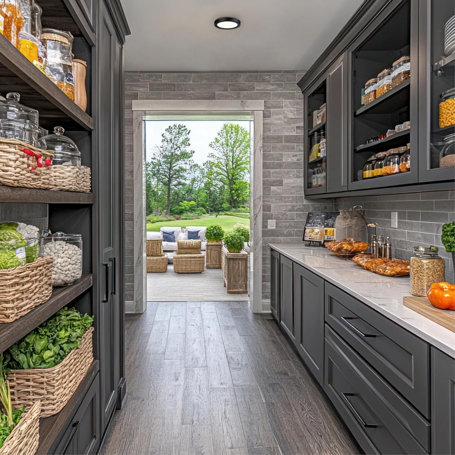 Westinghouse Lighting LED Indoor/Outdoor Flush Mount Fixture with Color Temperature Selection