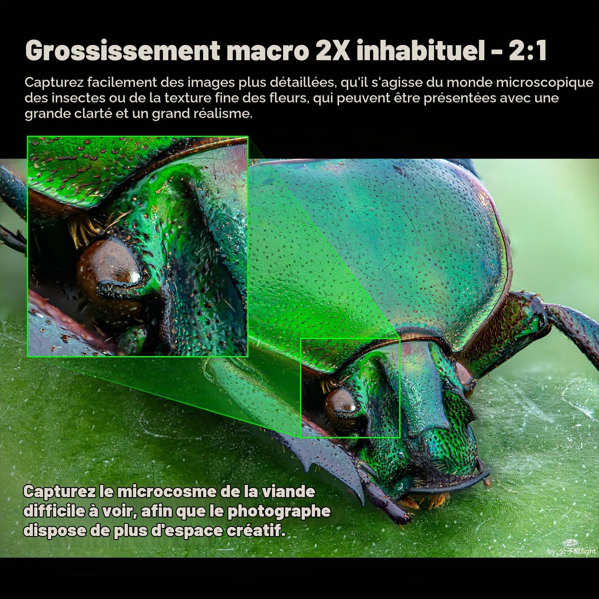 Objectif cinéma Macro 7artisans 120 mm T2.9 2X, Mise au Point Fixe Manuelle, Compatible avec la Monture Canon EOS-R, série EOS R, R1, R3, R52, R62, R6, R10, R50