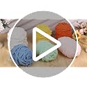Chenille Fluffy Yarn Bundle - 6 Pack Thick Chunky Blanket Yarn For Crochet & Knitting, Soft DIY Craft Yarn