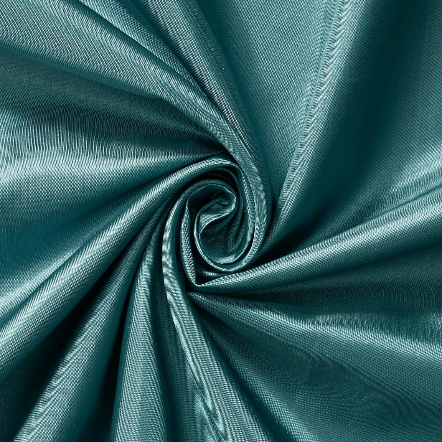 Poly China Silk Lining Fabric 58/60 Inch Lightweight Polyester Habutai by The Yard for Sewing Apparel, Accessories, & More - Seafoam (5 Yards)