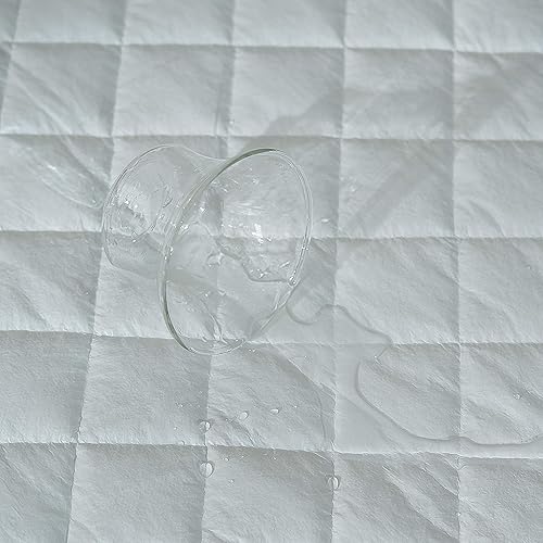 Miniatura 6 de Elif - Protector de colchón tamaño Queen, impermeable, acolchado, bolsillo profundo, suave y cómodo, transpirable, sin vinilo (Queen)