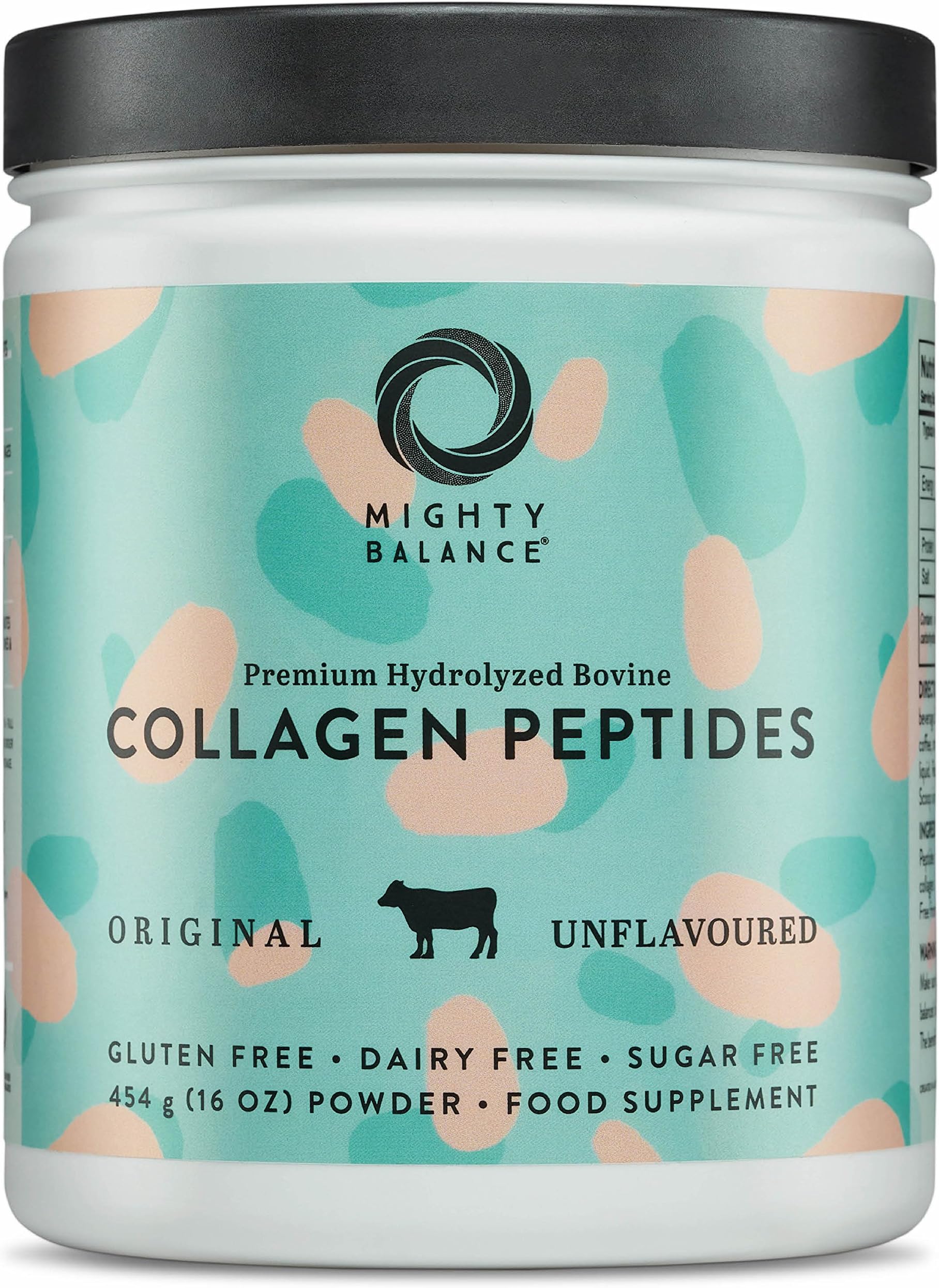 Premium Collagen Powder Promotes Skin Elasticity & Firmness - Best Hydrolysed Bovine Collagen Peptides for Maintaining Healthy Bones and Muscle Mass - 100% Pure Collagen Supplement - 454g Unflavoured