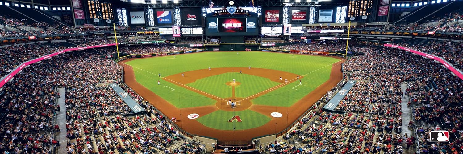 MasterPieces 1000 Piece Sports Jigsaw Puzzle - MLB Arizona Diamondbacks Center View Panoramic - 13"x39"