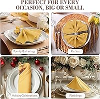 Vista 252 de Ultimate Textile -1 docena - Reversible Shantung Satin - Majestic - Servilletas de tela Majestic de 17 x 17 pulgadas color azul pizarra