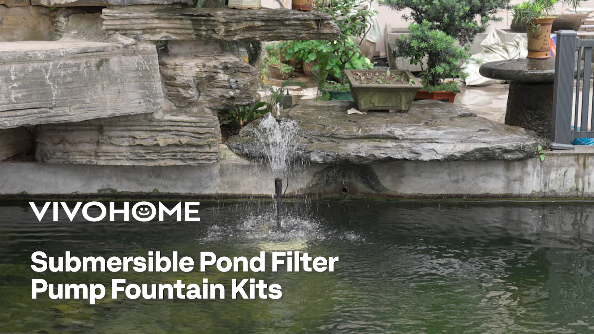 PREMIUM　WATER　Famfit Amazon.com: VIVOHOME 660 GPH Submersible Pond Filter Pump Fountain