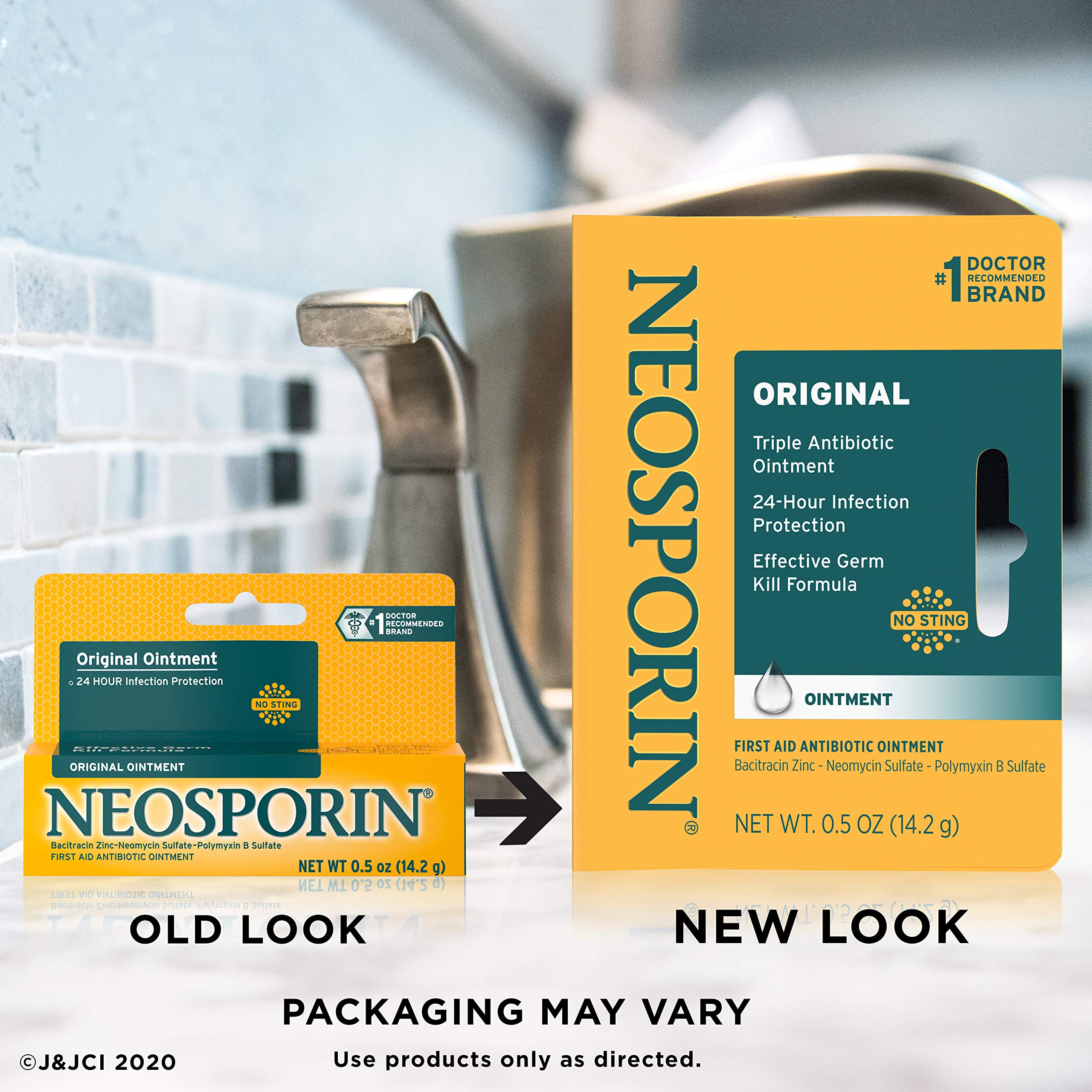 Neosporin Original First Aid Antibiotic Ointment with Bacitracin Zinc