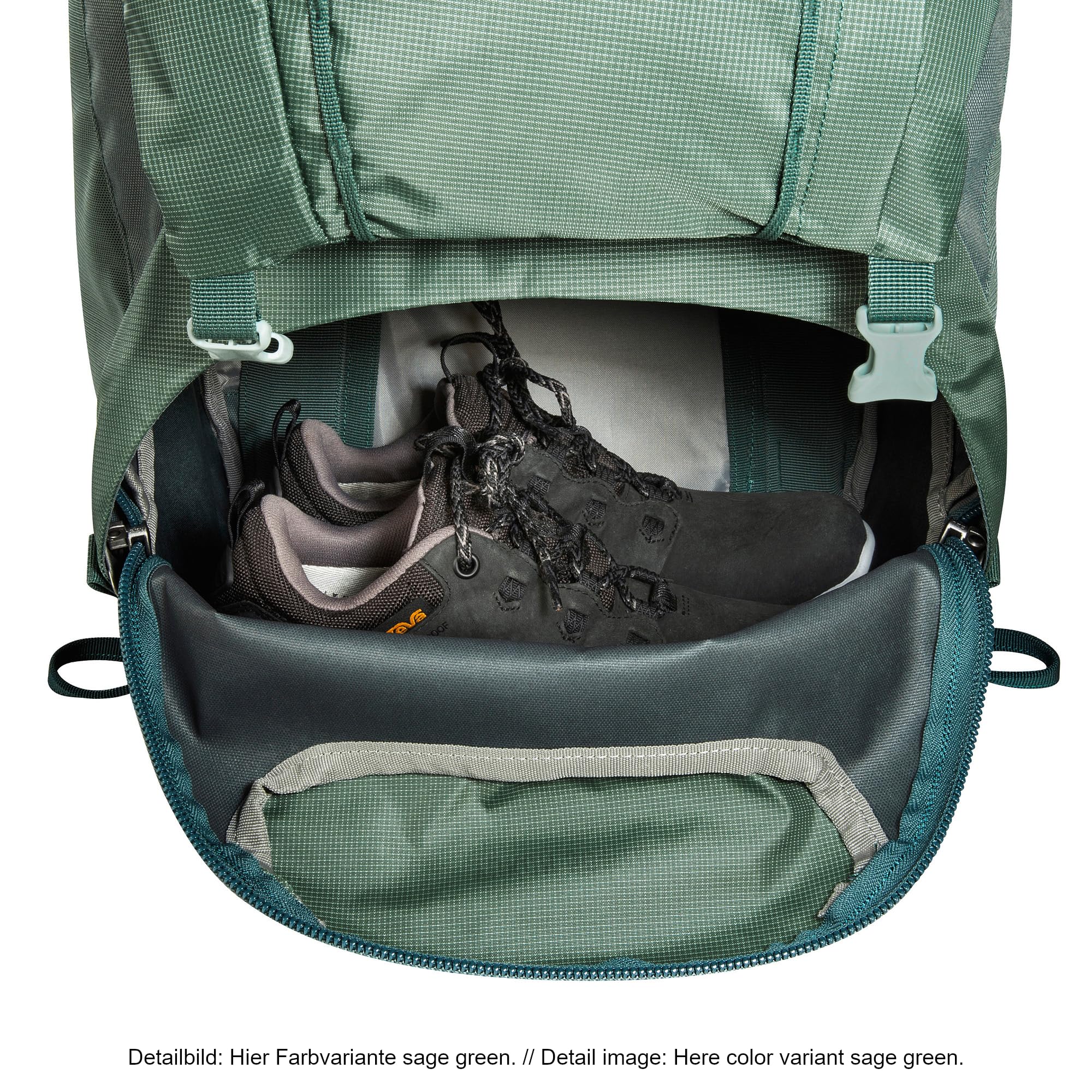 Tatonka Yukon 50+10 - Trekkingrucksack mit Frontzugriff, verstellbarem Rückensystem, extra Bodenfach, Regenhülle und 60 Liter Volumen