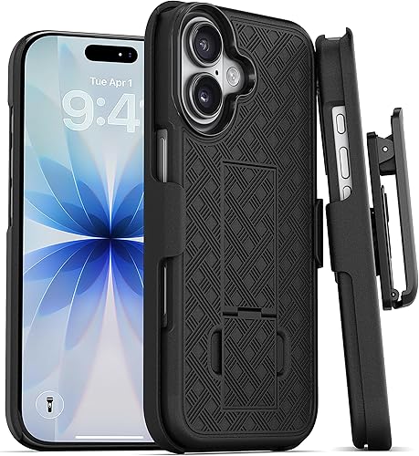 Vista 96 de MOTIVE for iPhone 15 Pro Max Case with Belt Clip, Shell Holster Combo for Apple iPhone 15 Pro Max Holster, Slim Rugged Case, Drop Shockproof