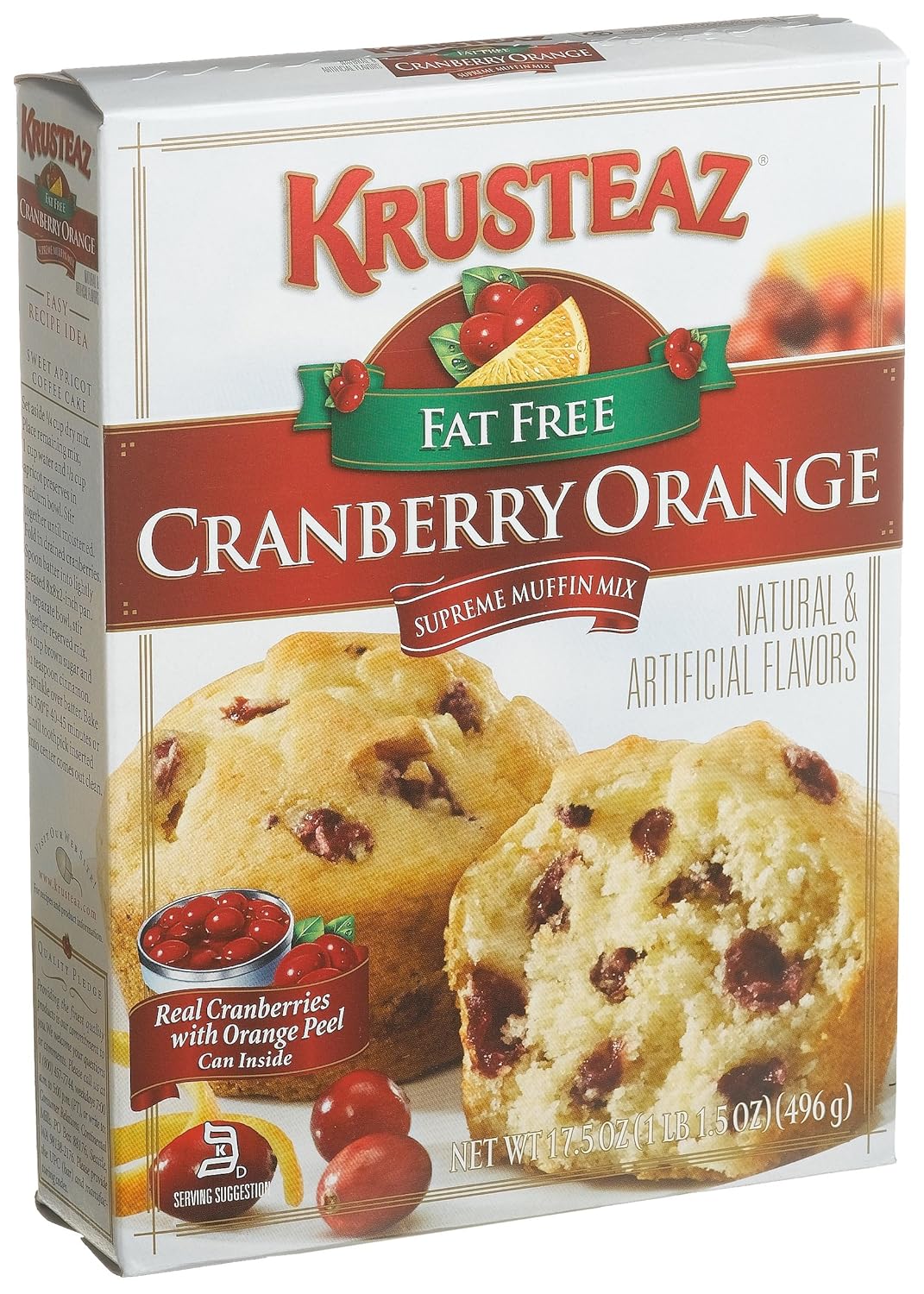 Krusteaz Cranberry Quick Bread Mix, 15.0Ounce Boxes (Pack