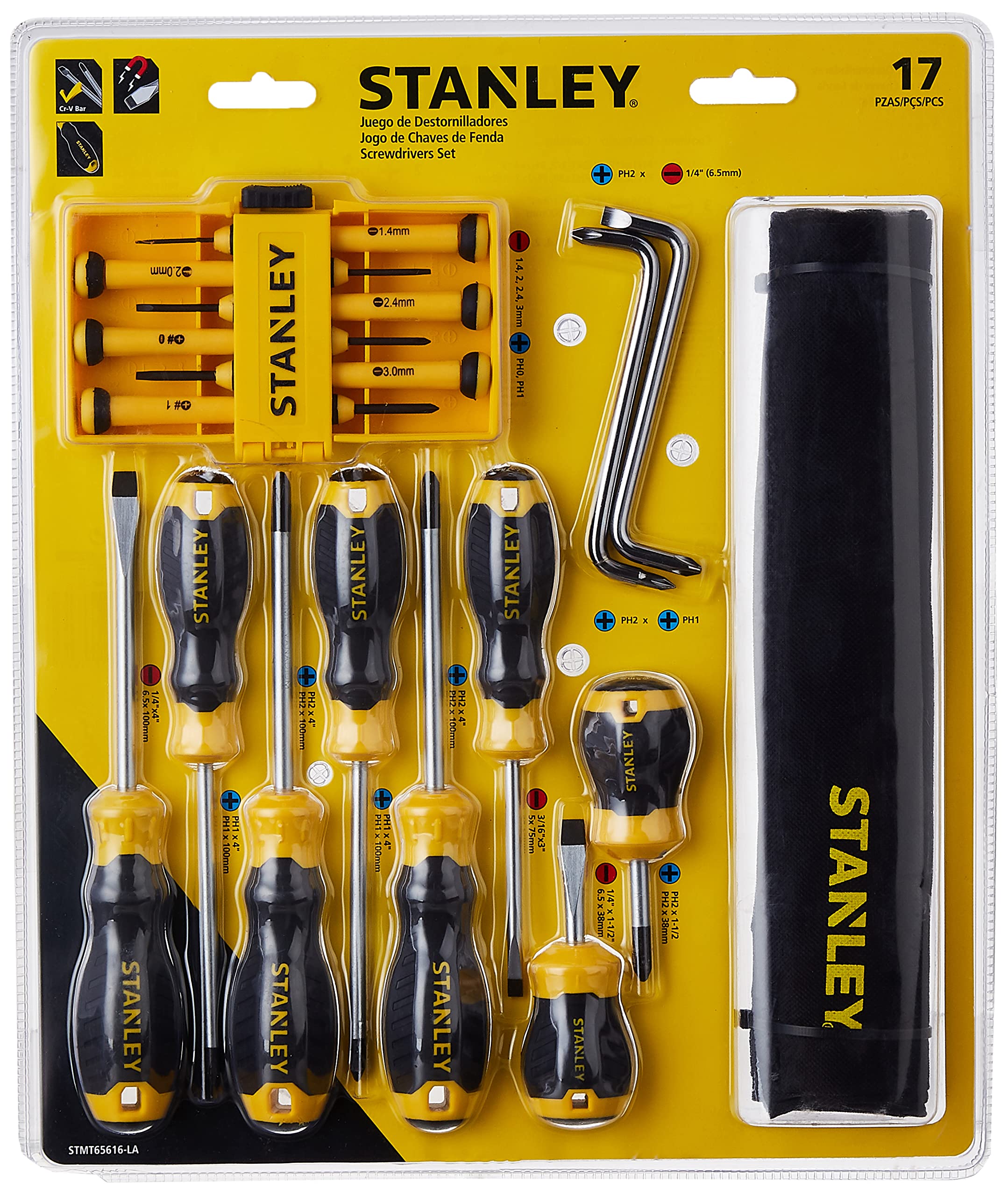 STANLEY STMT65616-LA Screwdriver set 17-pieces