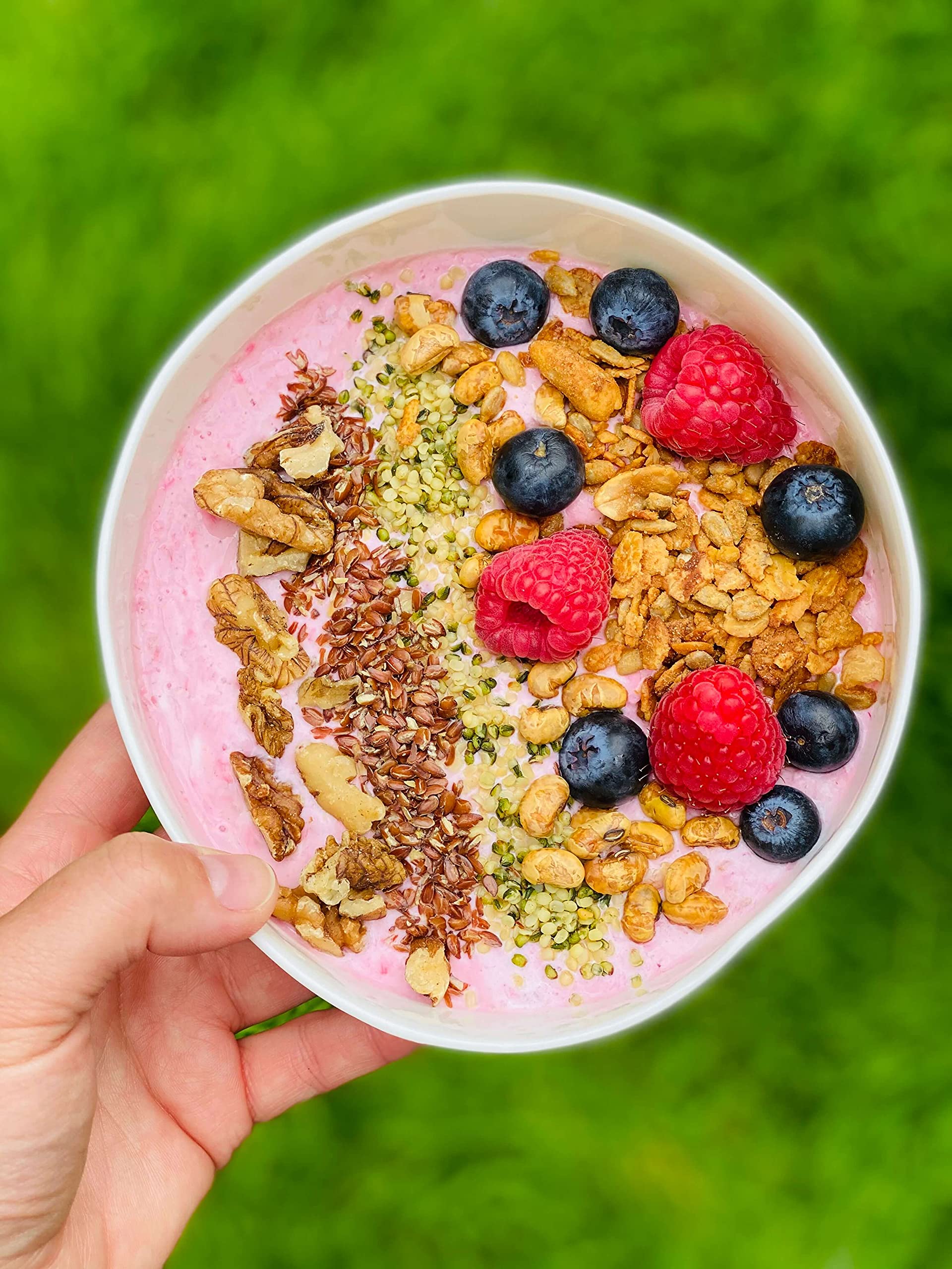 Crunchy Queen handgemachtes Eiweiß-​Quelle Crunchy Granola Müsli | 3x 340g Spar-Paket | Protein Müsli ohne Zusatz von raffiniertem Zucker (33% pflanzliches Eiweiß)