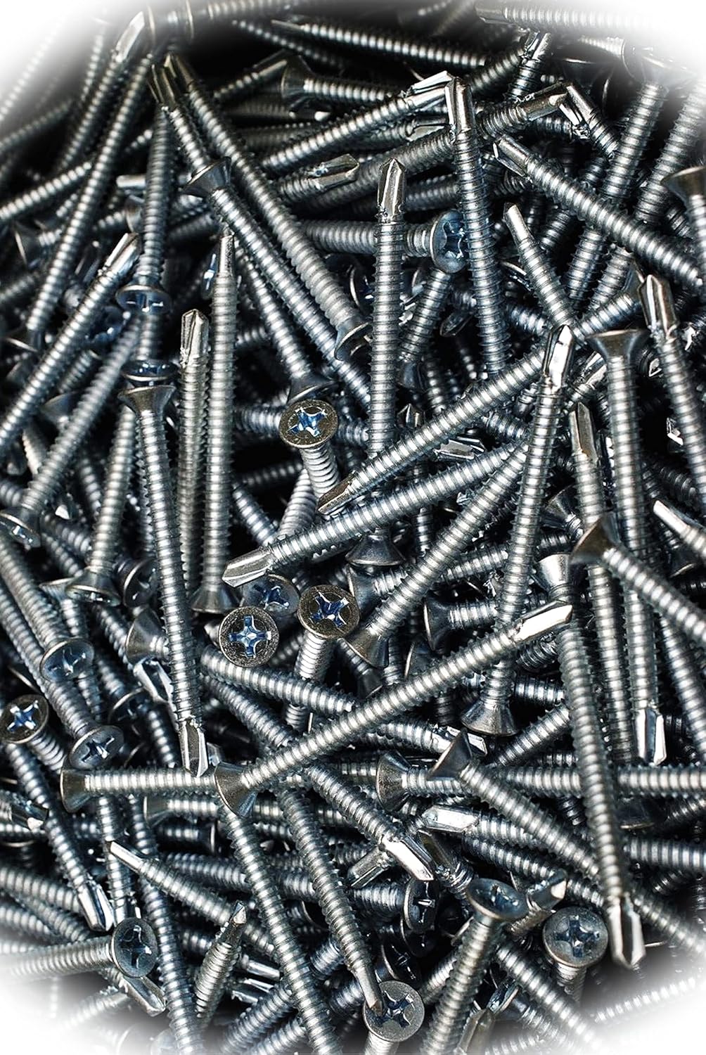 New Pack of (150) Phillips Flat Head 1/4 x 3 Self-Drilling #14 Tek Screws Zinc Plated Multi-Purpose Comprehensive Hardware Fastener Assortment Kit MoPNEM02354