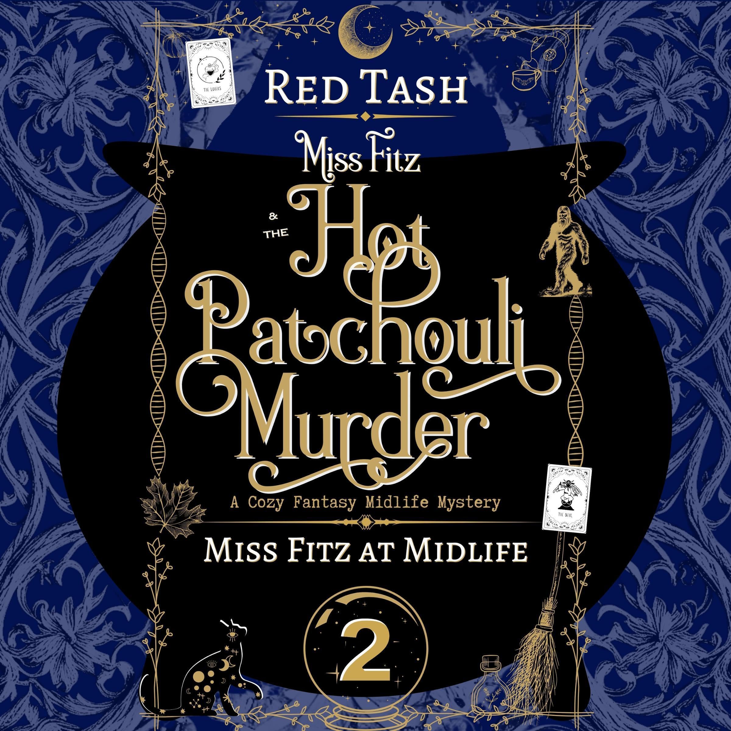 Cover art for Miss Fitz and the Hot Patchouli Murder