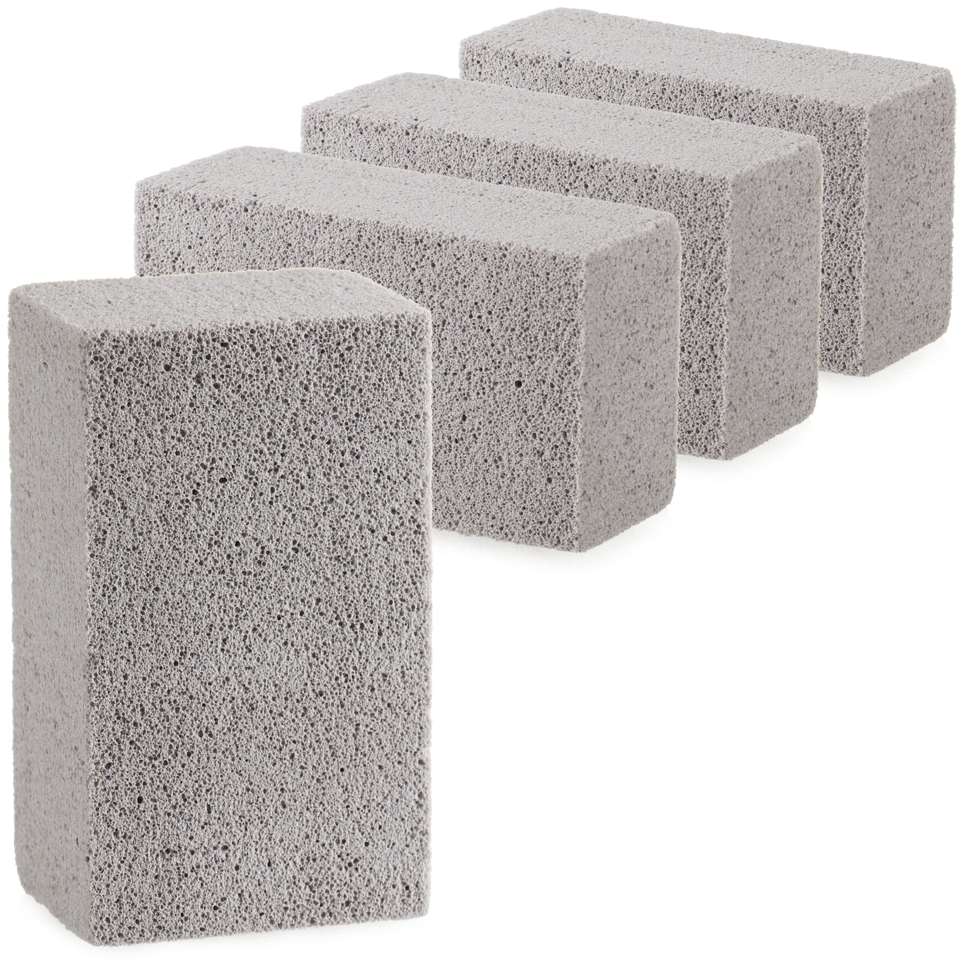 COM-FOUR® 4x kamien do czyszczenia grilla - pumeks do czyszczenia róznych powierzchni - skrobaczka do garnków wielokrotnego uzytku - kamien do czyszczenia (04 sztuki - Kamien do czyszczenia grilla)