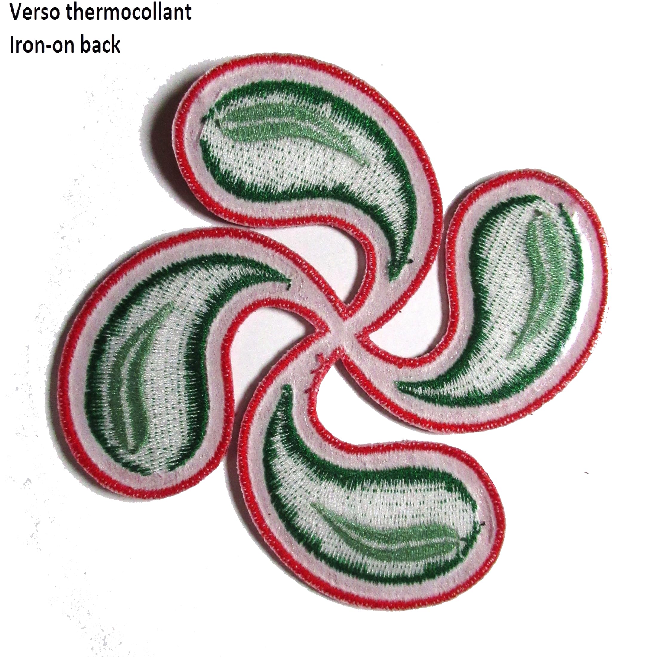 Ecusson Thermo-collant Rond Croix Occitane à Coller Ou à Coudre - Foto 6