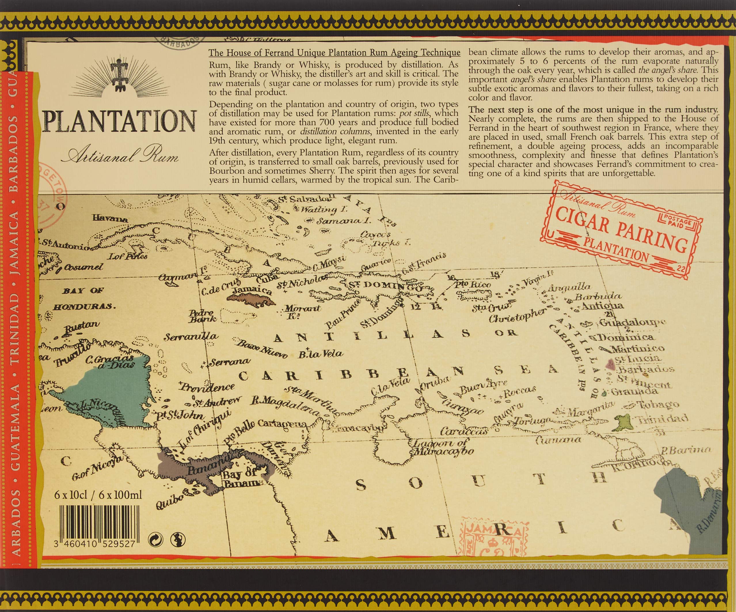 Plantation Rum in Cigar Box (6 x 0.1 l)