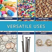 Vista 5 de GPI - Paquete de 100 bolsas de plástico transparente con cremallera de 1 x 1 pulgada de grosor, bolsas de plástico transparente con cierre