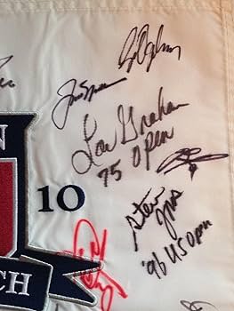 Amazon.com: Pebble Beach U.S. Open golf signed flag 25