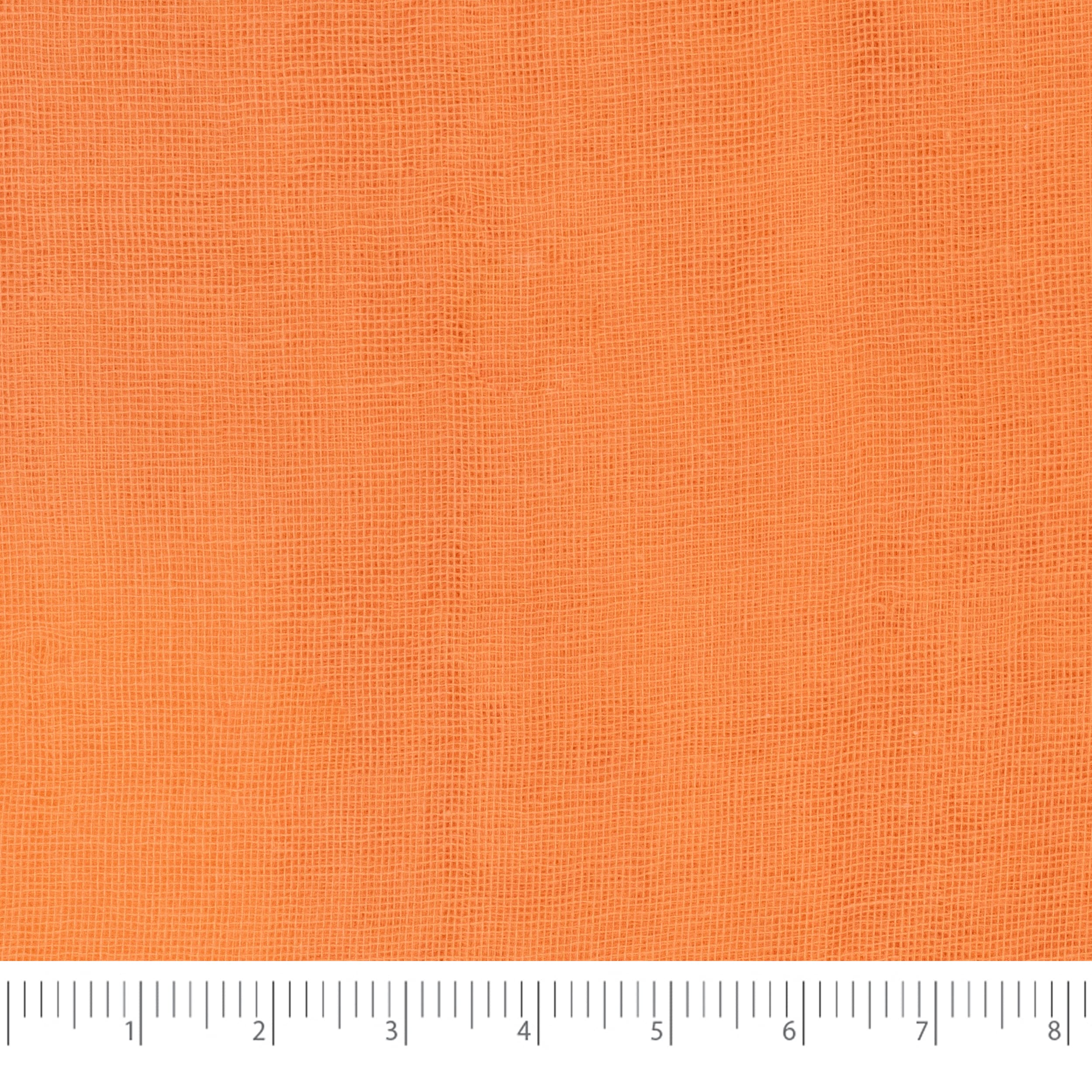 Roc-lon 100% Organic Cotton, 60"/61", 4-layer Solid Muslin/Gauze, Orange, Cut by Yard