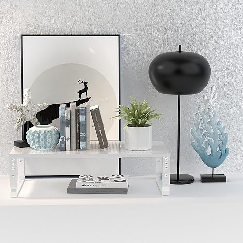 Miniatura 5 de Organizador de cocina apilable ajustable y expandible para especias, estantes de almacenamiento de despensa de metal, estante de mostrador para