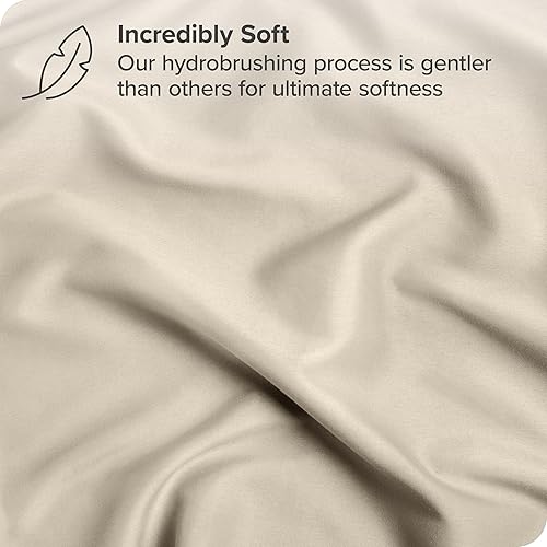 Miniatura 3 de Bare Home Juego de sábanas de punto elástico de microfibra de alta calidad, sábanas elásticas en 4 direcciones, sábana bajera elástica, sábana