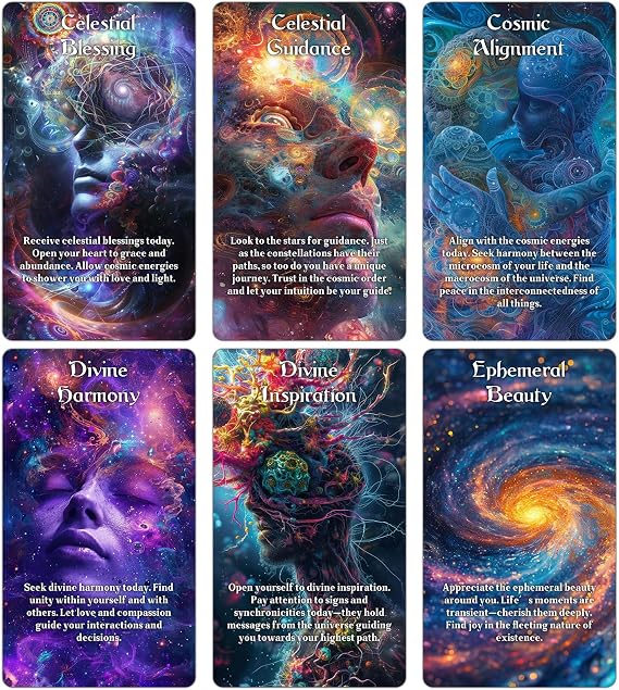 Yin and Yang Oracle Cards, 68 Karma Connection Oracle Deck for Beginner with Meanings on Them, Evaluate Emotions, Relationships, Career, Health, Life(Yellow)