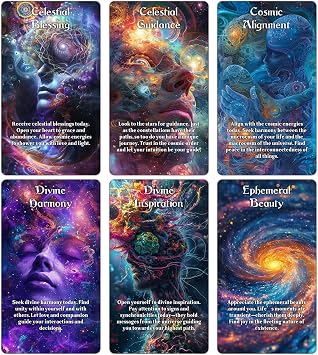 Yin and Yang Oracle Cards, 68 Karma Connection Oracle Deck for Beginner with Meanings on Them, Evaluate Emotions, Relationships, Career, Health, Life(Yellow)