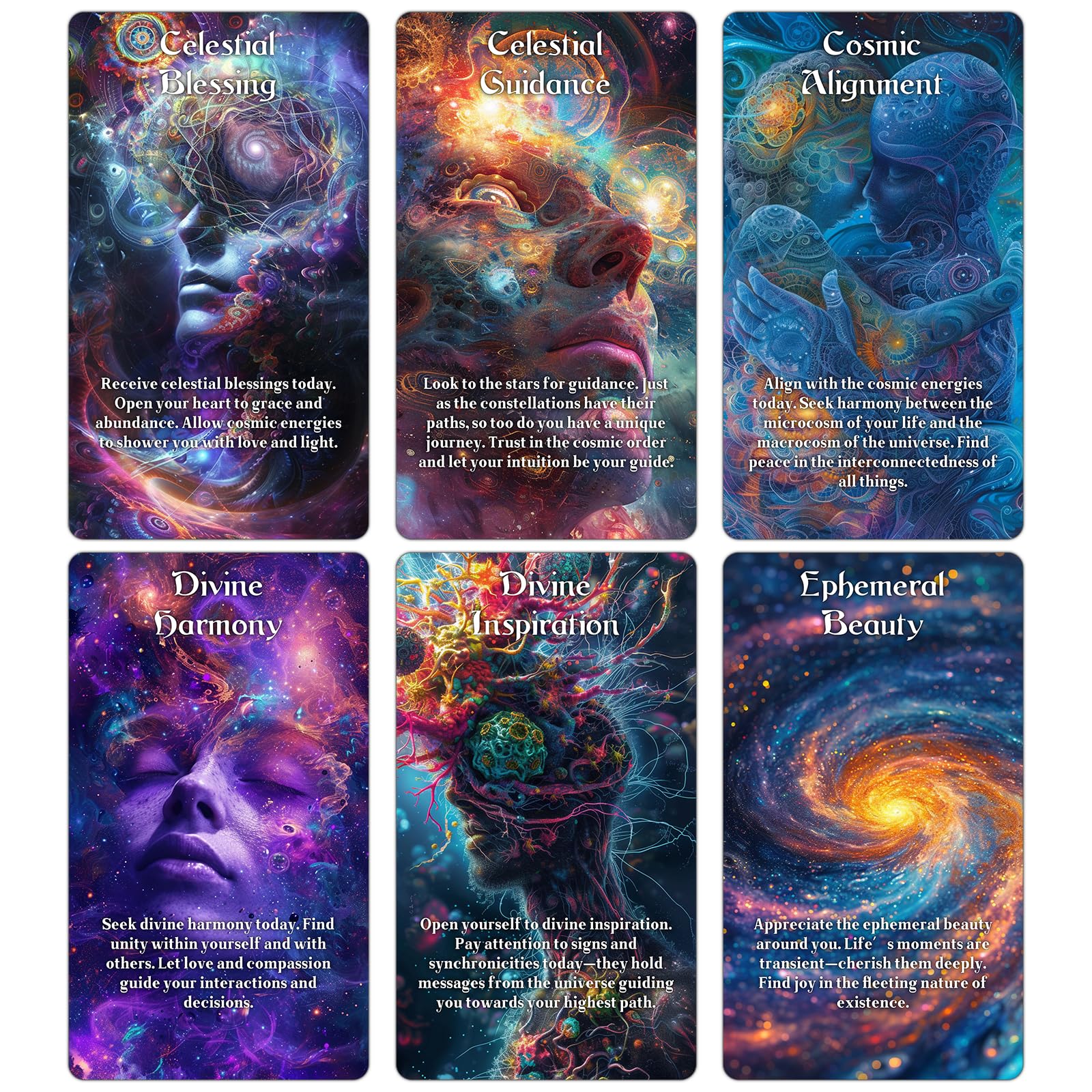 Powerful Yin and Yang Oracle Cards, 68 Oracle Cards Deck with Meanings on Them - Image 2