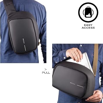 XDDesign Bobby Sling, Anti-Theft Backpack, Black, Taille unique, Casual