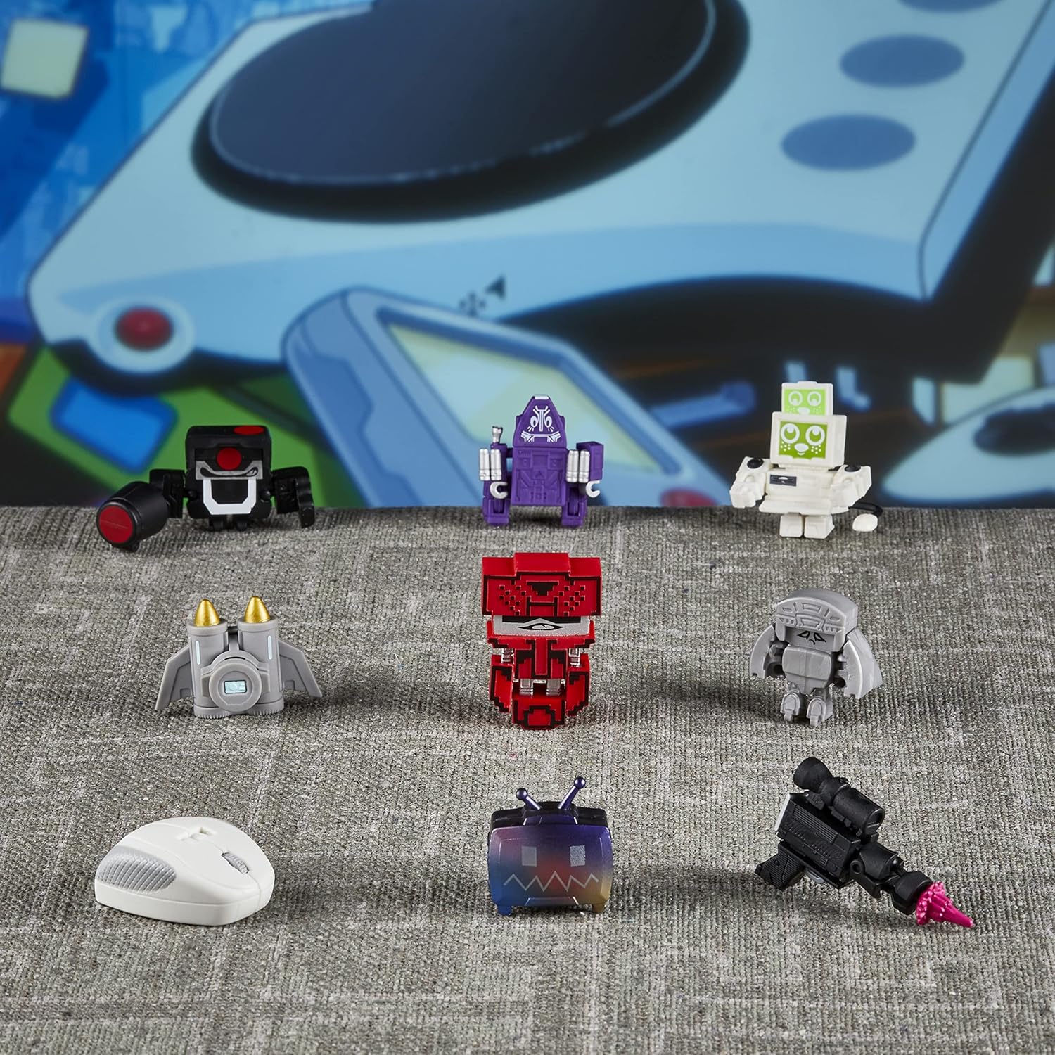 Transformers Toys BotBots Ruckus Rally Series 6 Hunger Hubs & Gamer Geeks 20 Character Bundle, 2-in-1 Collectible Figures, Kids Ages 5 & Up