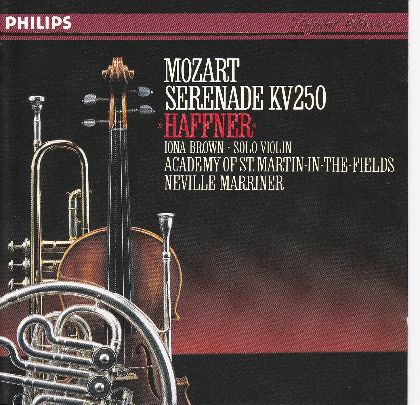 Haffner Serenade [Audio CD] Mozart; Brown; Marriner and Amf