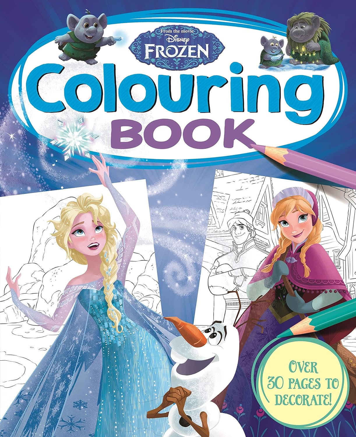 Disney Frozen: Colouring Book (Simply Colouring Disney): Amazon.co.uk ...