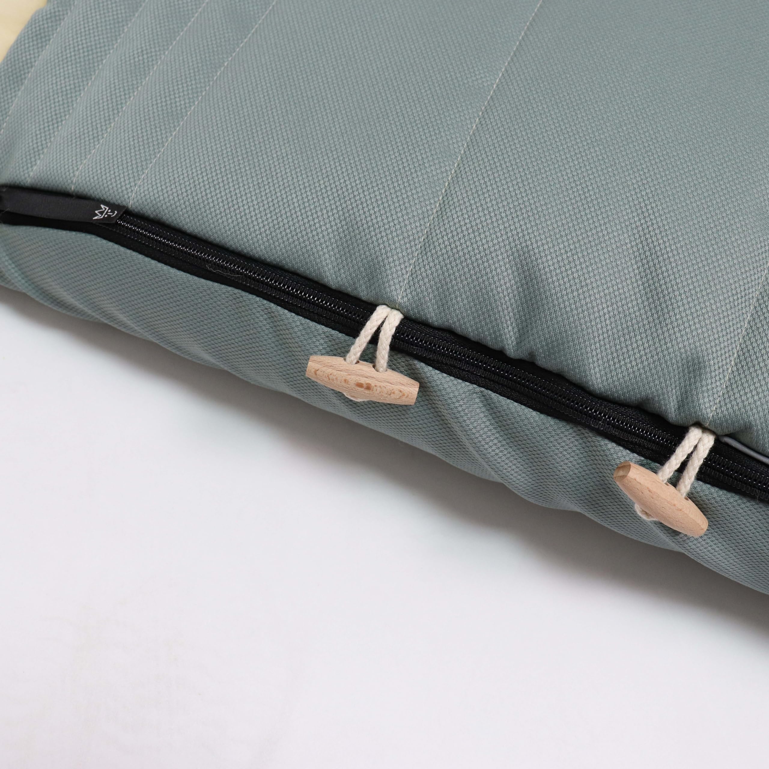 Kaiser 6544586 Lammfell Fußsack "LOVE THE NATURE" Farbe: slit green